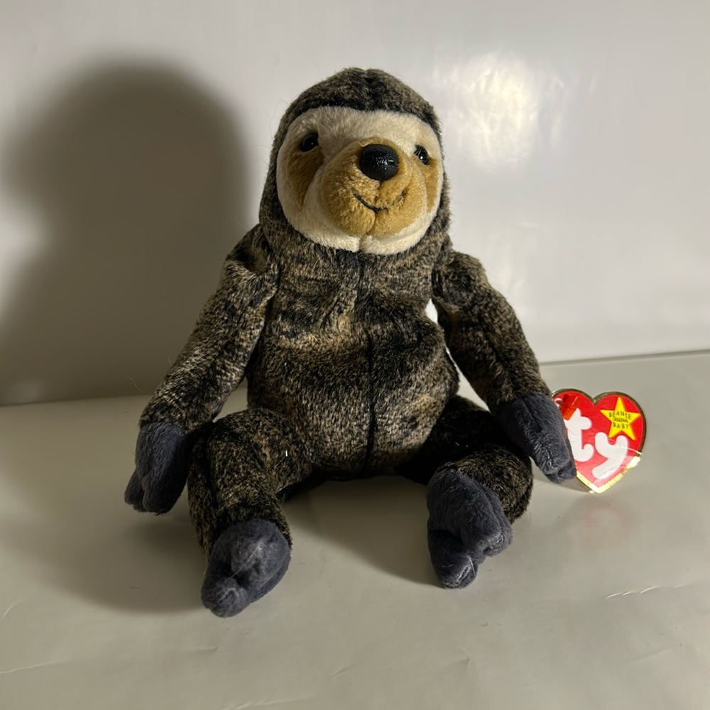 Slowpoke the sloth Ty beanie baby Scaly